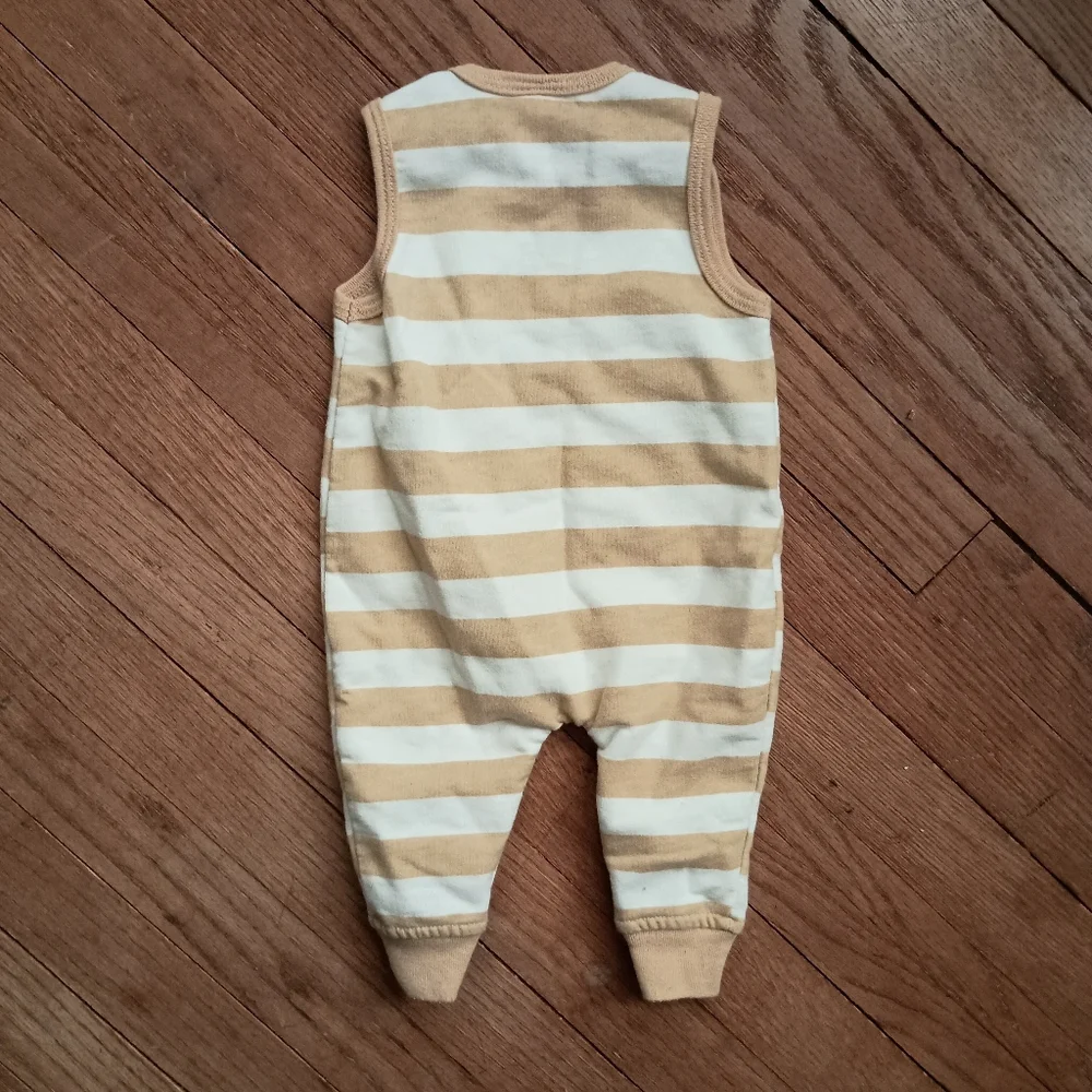 Disney Baby Pooh Bear Striped Romper